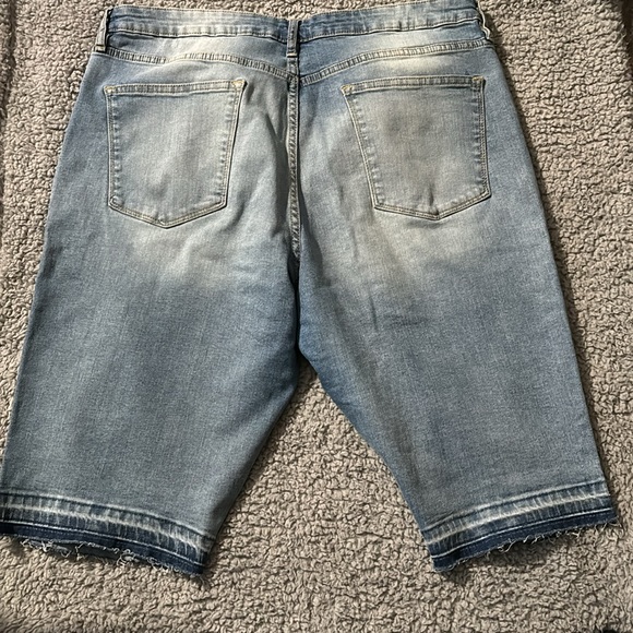 Denim Bermuda Shorts - Picture 2 of 5
